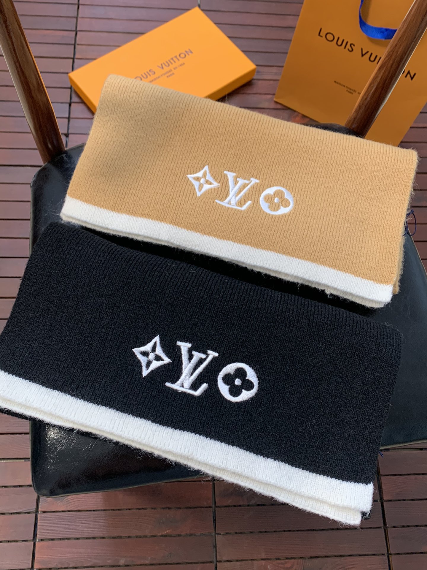 LV scarf 34X190cm 100%羊绒 E46